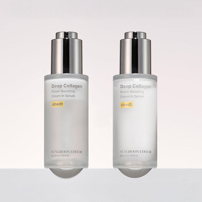 Deep Collagen Power Boosting Cream In Serum