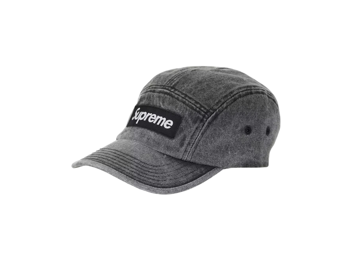 Denim Camp Cap Washed Black