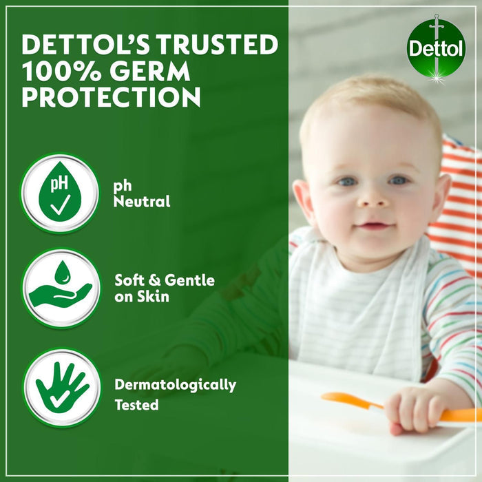 Dettol Fresh Antibacterial Skin Wipes, 10 Wipes - Makkah Pharmacy
