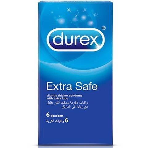 Durex Condoms Extra Safe - 6 Pieces