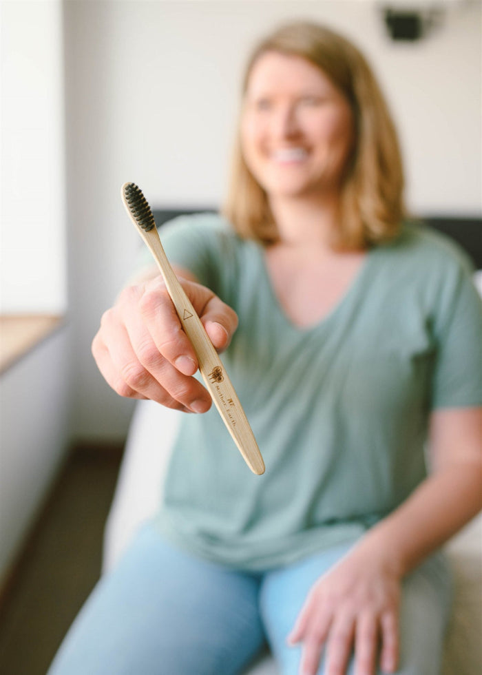 Bamboo Toothbrush + Eco Floss Value Set