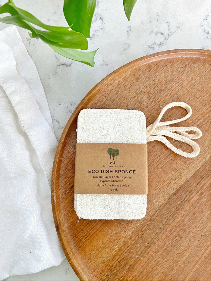 Eco Dish Sponges: Double Layer 3-Pack