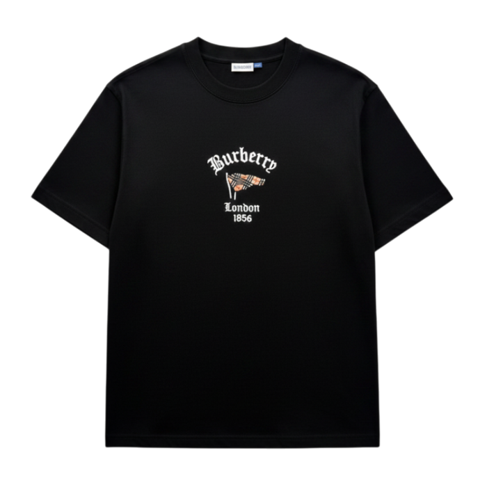 Embroidered Logo Cotton T-Shirt