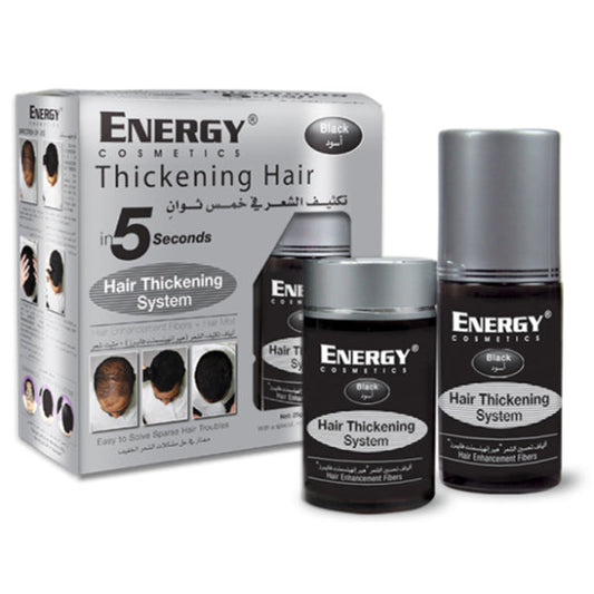Energy Black Hair Thickening System Kit