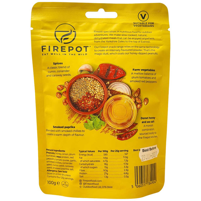 product information for firepot harissa peanuts