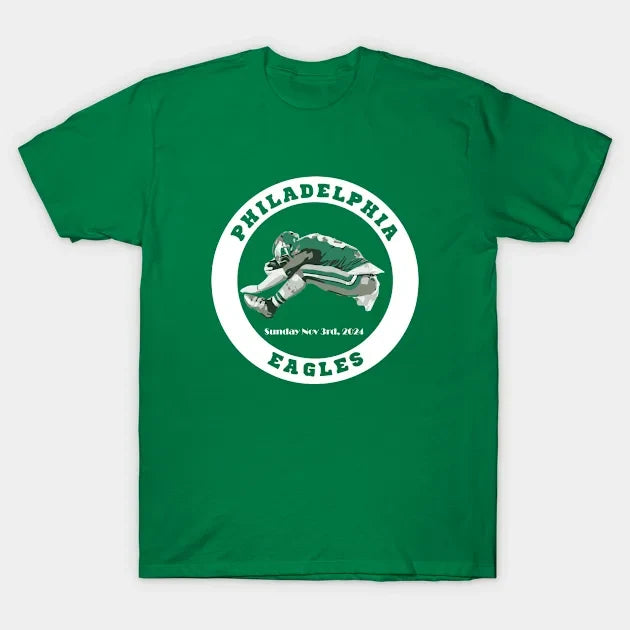 Fly Eagles Fly ¡°C Barkley?¡®S Iconic Backward Jump Tribute T-Shirt