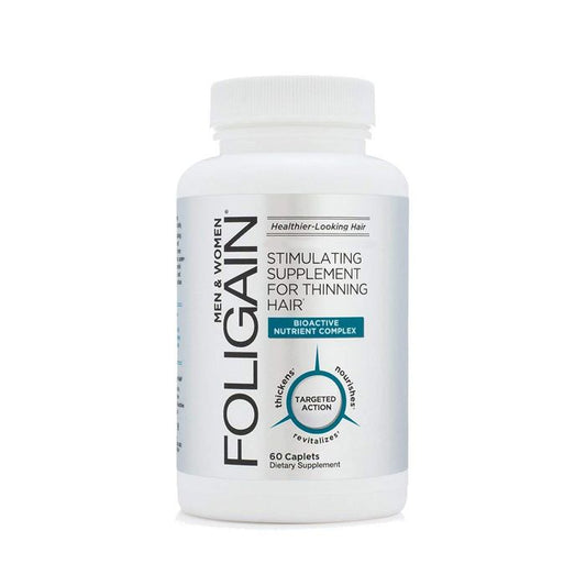 Foligain Stimulating Supplement For Thinning Hair Men & Women - 60 Capsules FOLIGAIN