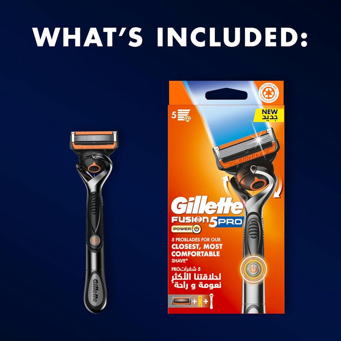 Gillette ProGlide5 Flexball Razor Handle with 2 Blades, 1 Pack - Makkah Pharmacy