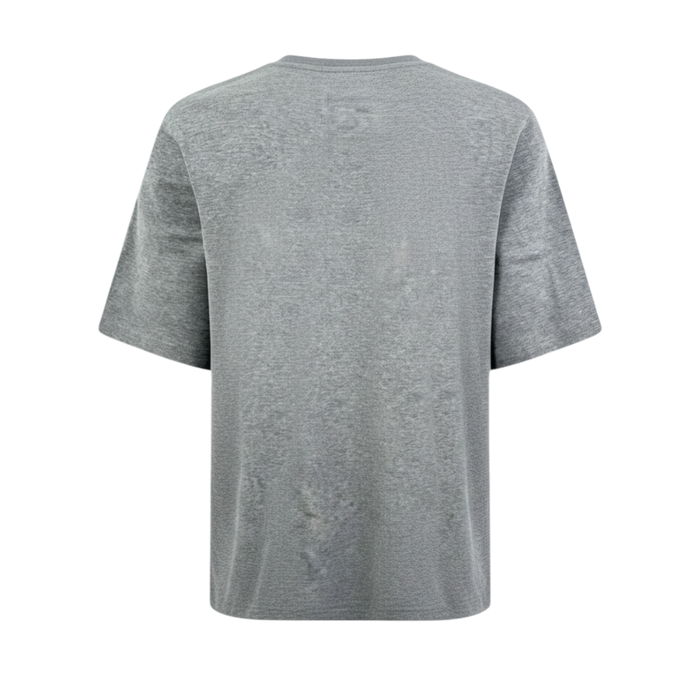 "H'Cheval" t-shirt with leather detail