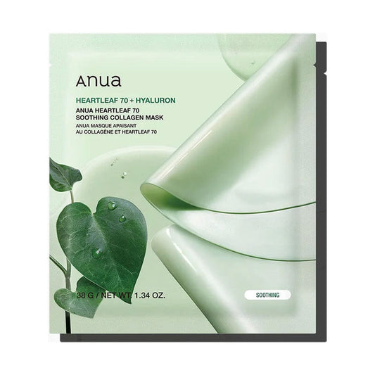 ANUA Heartleaf 70 Soothing Collagen Mask Nudie Glow Australia
