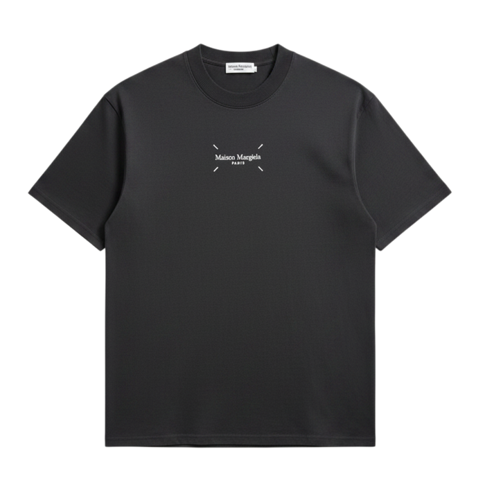 heavyweight embroidered crewneck T-shirt