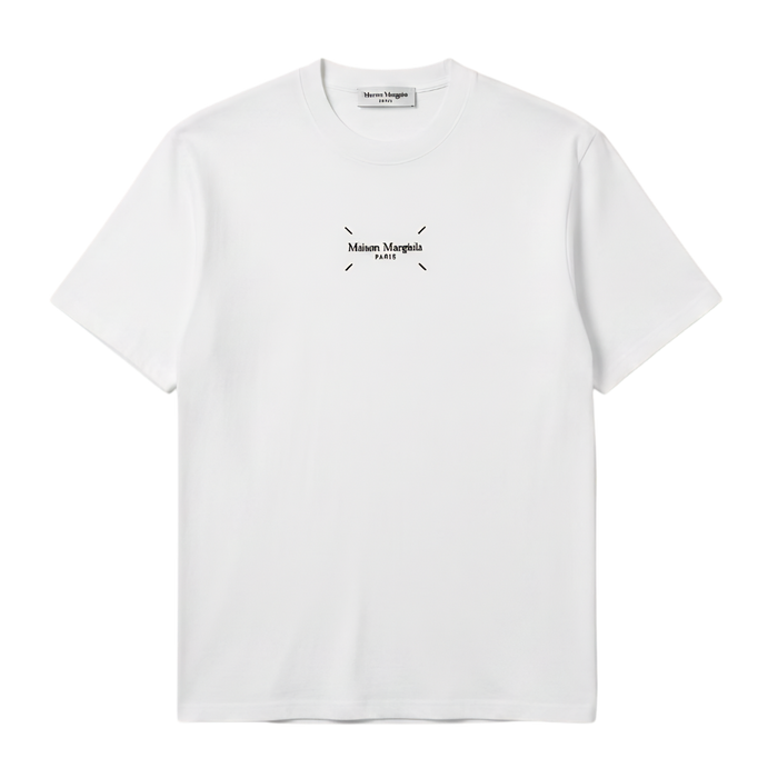 heavyweight embroidered crewneck T-shirt