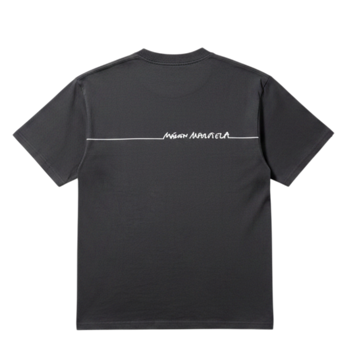 heavyweight embroidered crewneck T-shirt