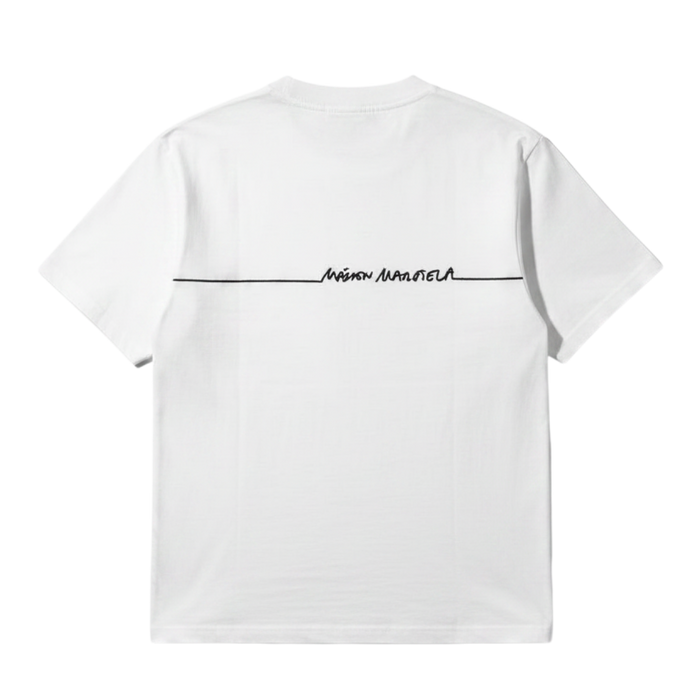 heavyweight embroidered crewneck T-shirt