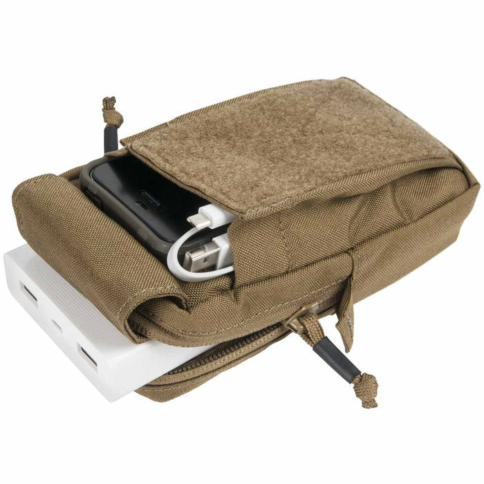 helikon navtel pouch coyote double zipper