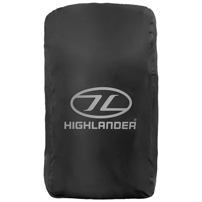 highlander ducks back raincover on bag black large