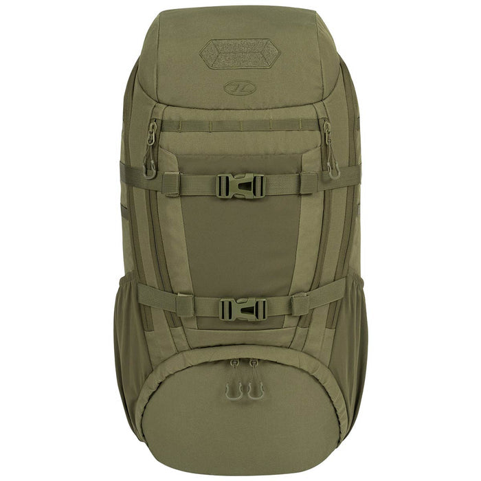 front view highlander ranger green eagle 3 backpack 40l