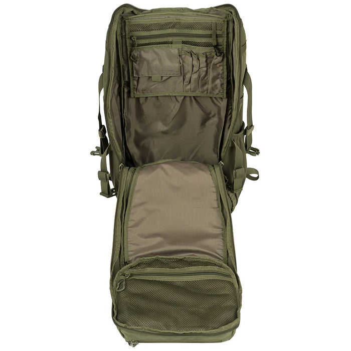 ranger green highlander clamshell opening eagle 3 backpack 40l