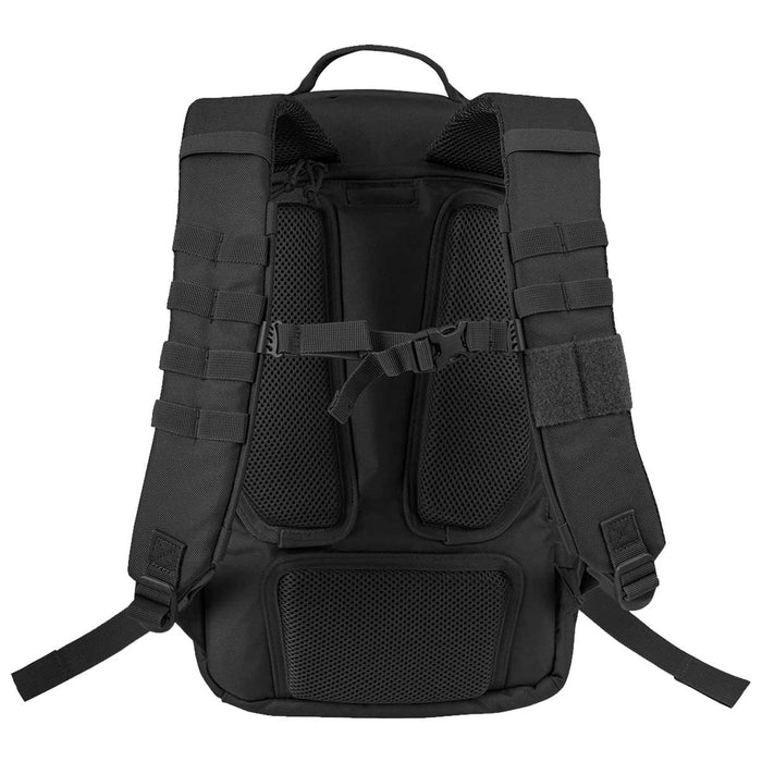 black highlander 25l v2 harrier full clamshell pack with airmesh back