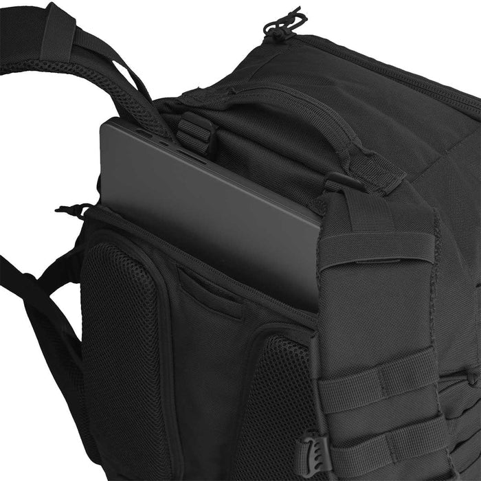 black highlander 45l harrier full clamshell pack with laptop hydration sleeve v2
