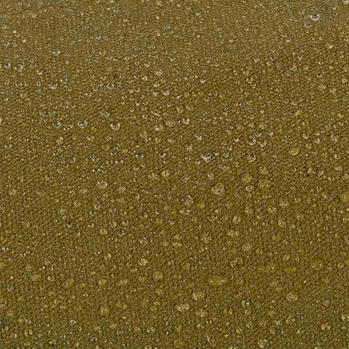 olive material swatch on highlander 14 inch heavyweight canvas kit bag