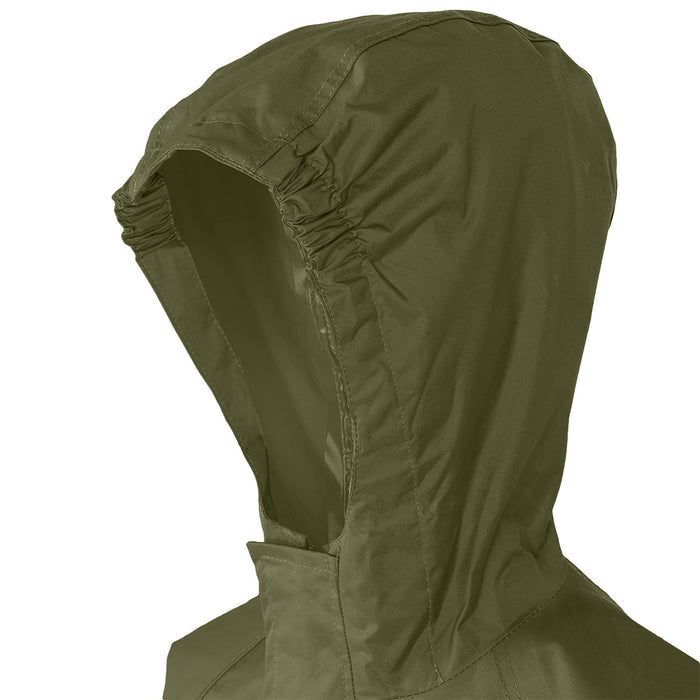 highlander kids stormguard jacket olive hood