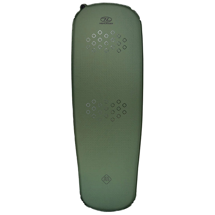 highlander self inflating kip mat 50mm olive green