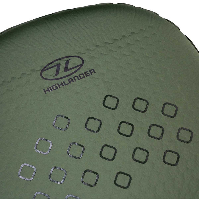 silicone print highlander self inflating camping mat 75mm