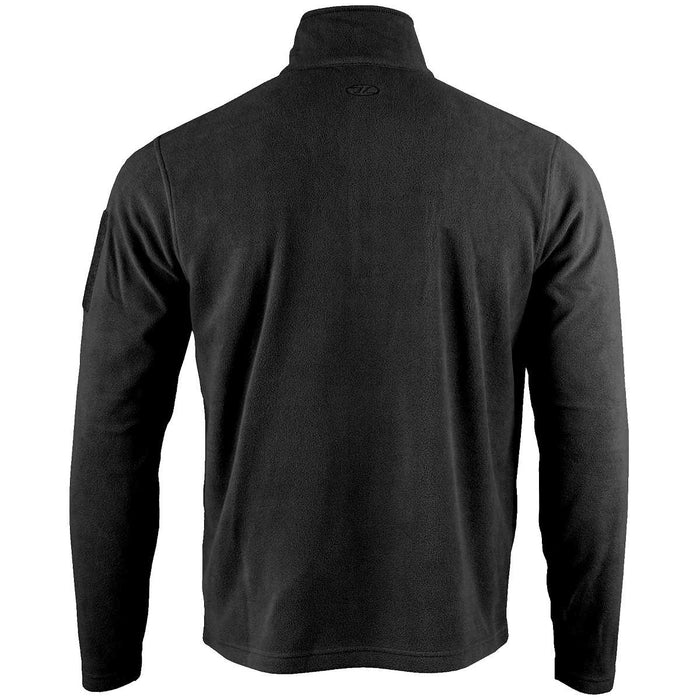 rear of highlander black tactical ember fleece