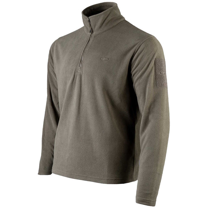 ranger green highlander tactical ember fleece with quarter zip