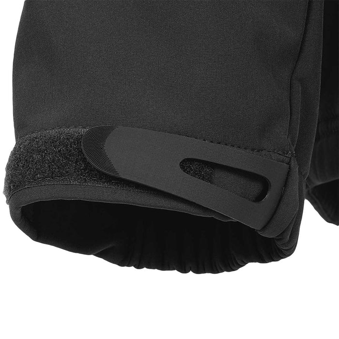 highlander tactical softshell jacket black velcro cuff