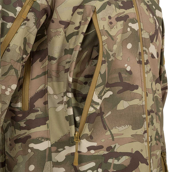 open pocket highlander tactical softshell jacket hmtc camo