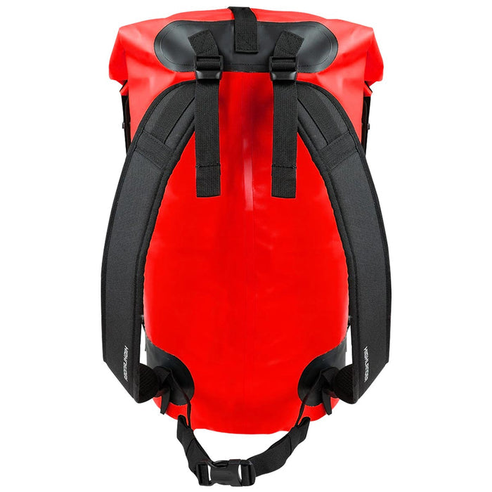 highlander troon 35l waterproof duffle bag red
