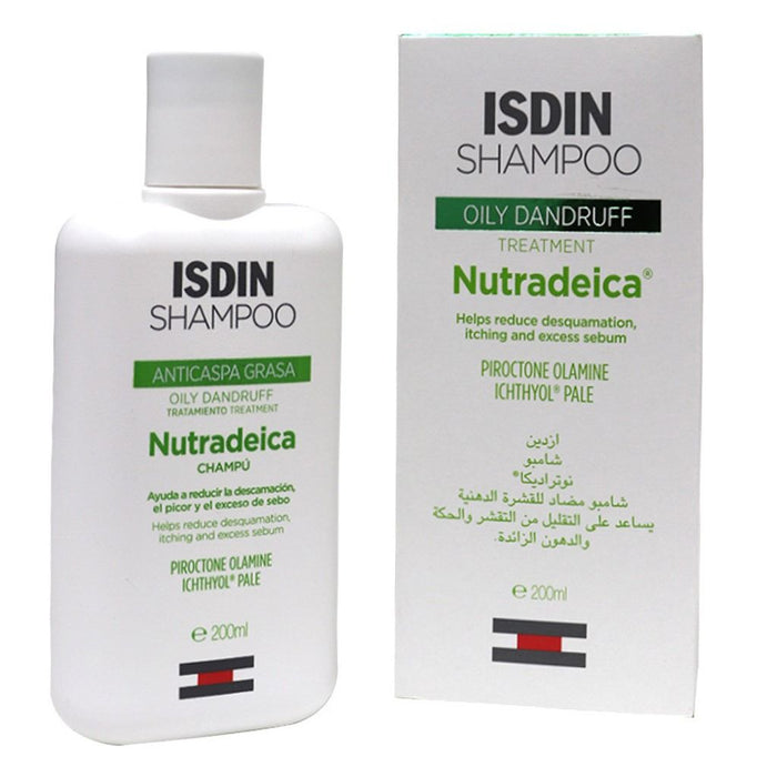 Isdin Nutradeica Anti Oily Dandruff Shampoo, 200ml - Makkah Pharmacy