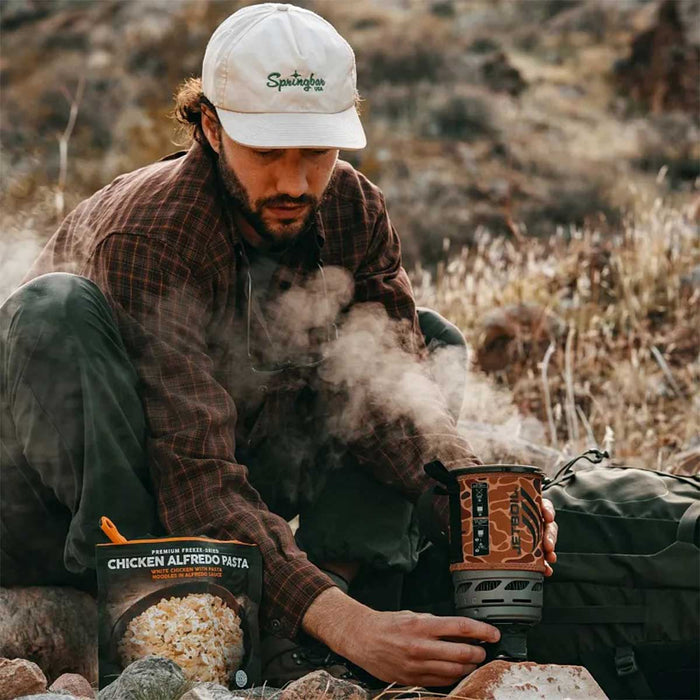duck camo 800ml jetboil zip fast boil system used outdoors
