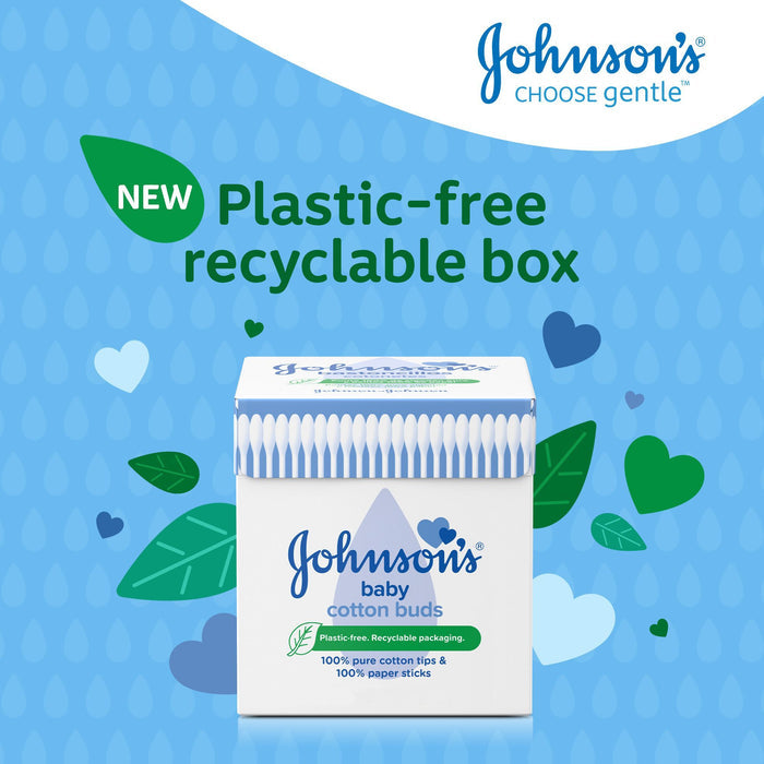 Johnson's Baby Cotton Swabs, 200 Pieces - Makkah Pharmacy