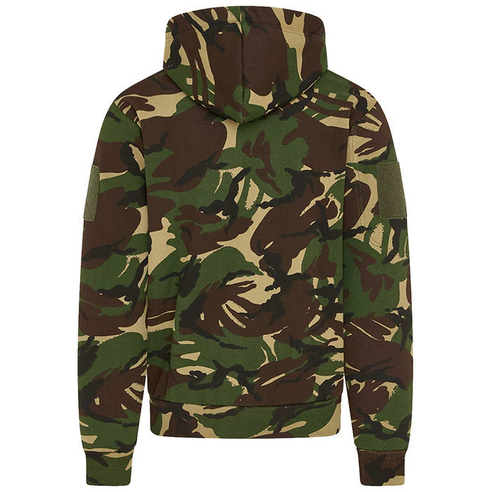 rear view of kombat spec ops zip up dpm camo hoodie