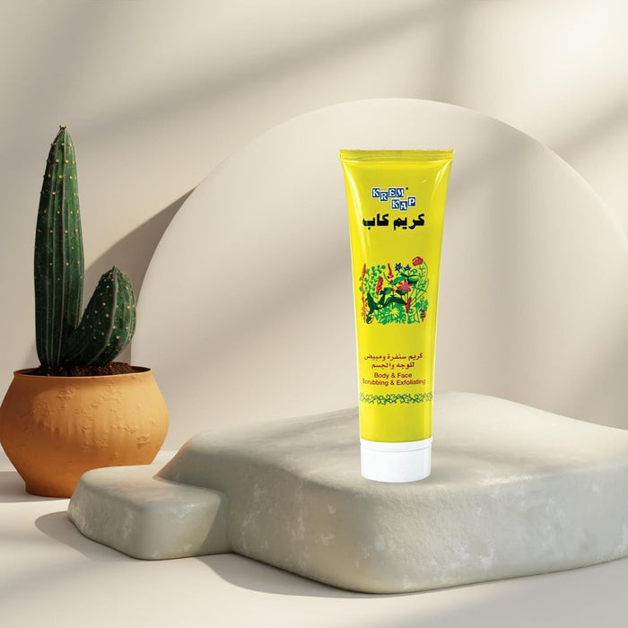 Krem Kap Scrubbing & Exfoliating Cream for Face & Body, 150ml - Makkah Pharmacy