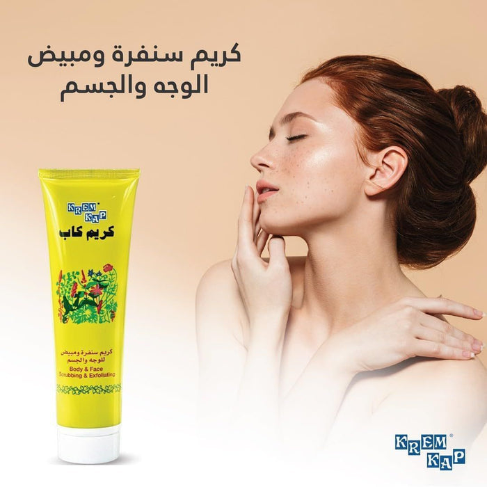 Krem Kap Scrubbing & Exfoliating Cream for Face & Body, 150ml - Makkah Pharmacy