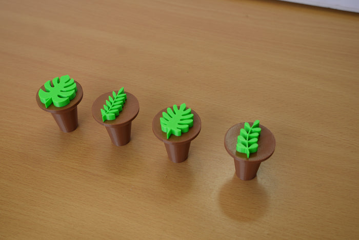 Leaf Pattern Dotting Tools Set – 4 Unique Designs for Mandala