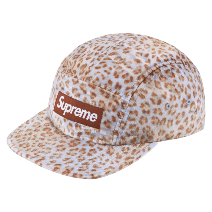 Leopard Velvet Camp Cap