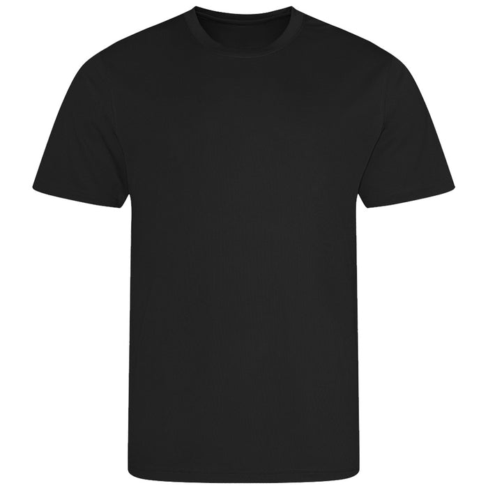 lightweight wicking tshirt jet black