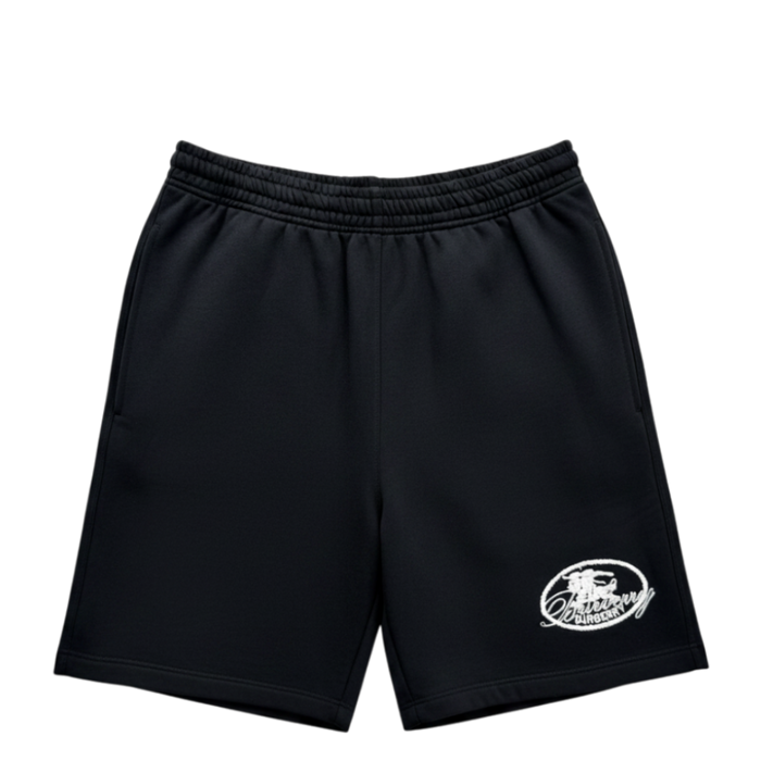 Logo Graphic Cotton Sweat Shorts