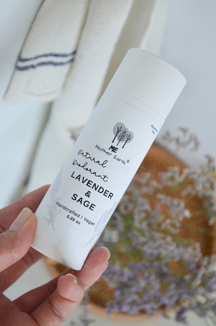 lavender natural deodorant zero waste