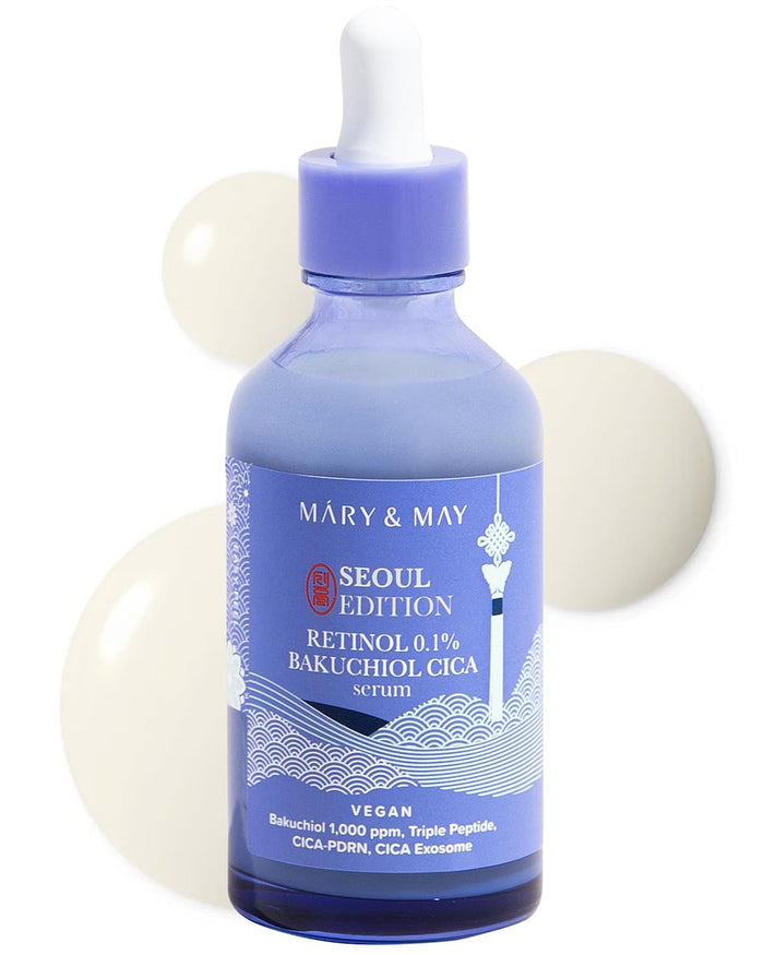 Mary & May Vegan RlRetinol 0.1% Bakuchiol Cica Serum 80ml