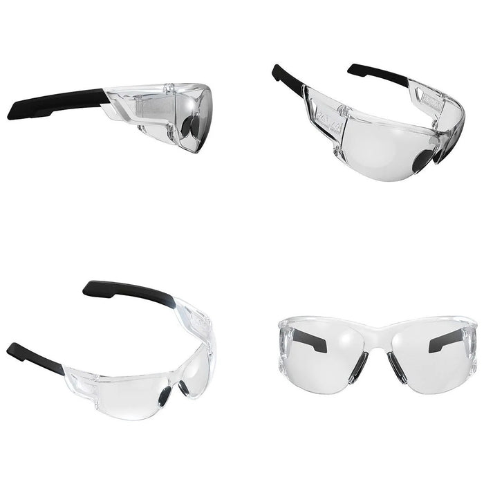 all angles of mechanix wear type n safety glasses clear lens