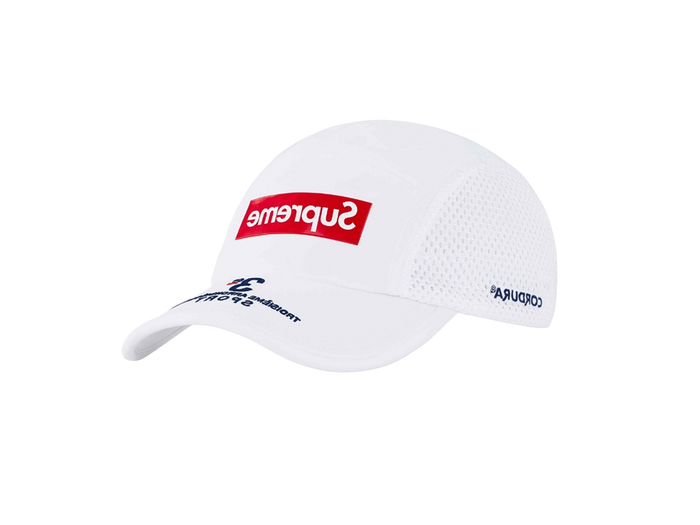 Mesh Side Panel Camp Cap White