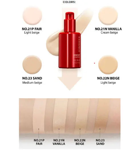 Missha Radiance Perfect-Fit Foundation No.21N Vanilla
