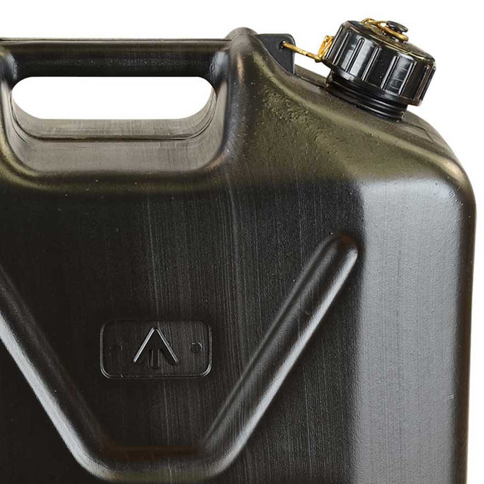 20l nato black water plastic container with-screw cap
