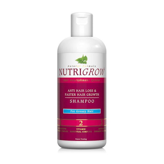 Nutrigrow Anti Hair Loss & Fast Hair Growth Shampoo 4 Greasy Hair 300 ml Nutrigrow